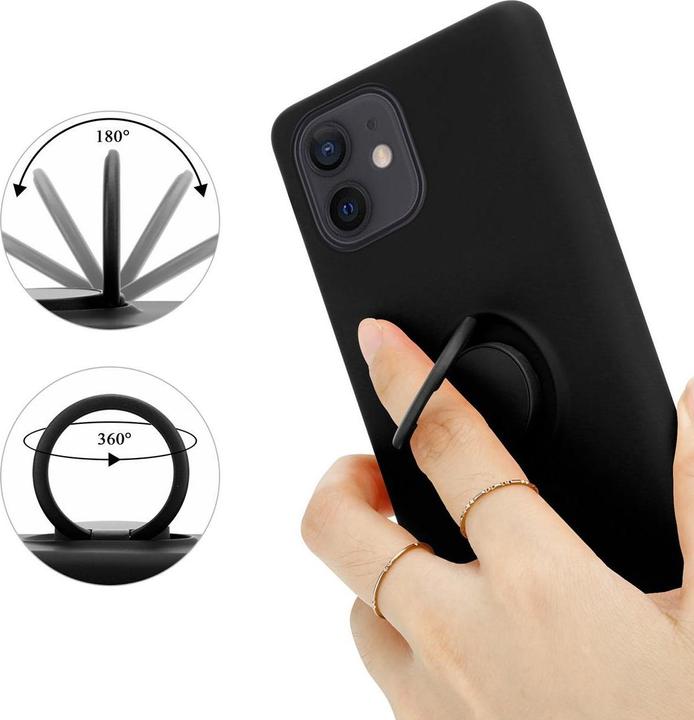 Image du produit Cadorabo TPU Liquid Ring Silicone Case Cover (Apple iPhone 12 mini)