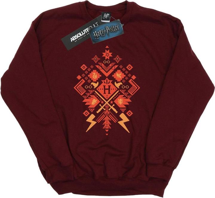 Actual product image Mens Christmas Fair Isle Sweatshirt (L)
