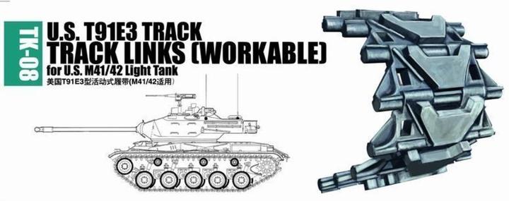 Image du produit Trumpeter Piste U.S. T91E3 pour réservoir léger M41/42