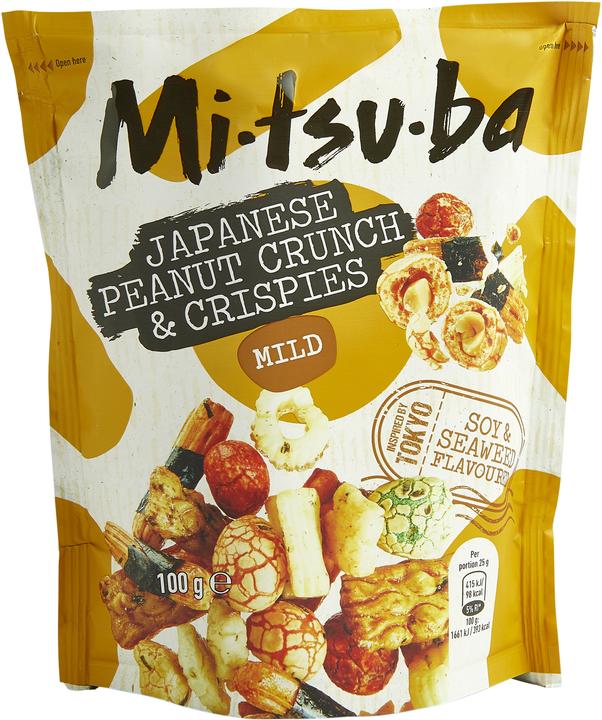 Actual product image Mitsuba Japanese Peanut Crunch & Crispies (100 g)