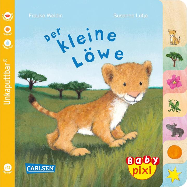 Actual product image Baby Pixi (unkaputtbar) 104: Der kleine Löwe (German, Susanne Lütje, 2021)