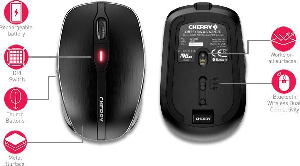 Produktbild CHERRY MW 8C Advanced (Kabellos)
