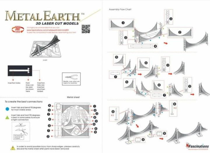 Produktbild Metal Earth Golden Gate Bridge