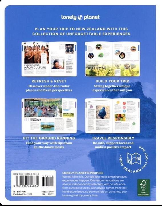 Image du produit New Zealand (Anglais, La planète solitaire, 2022)
