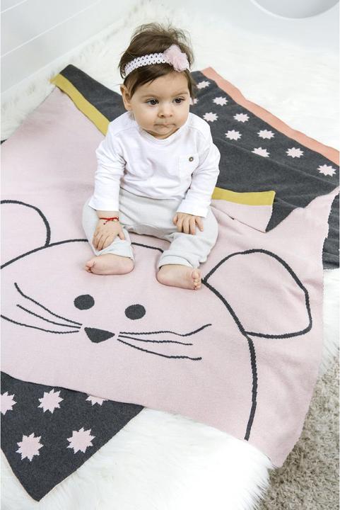 Produktbild Lässig Strickdecke (75 x 100 cm)