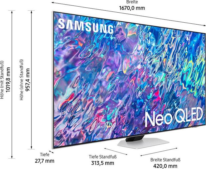 Actual product image Samsung QE75QN85B (75", QN85B, NeoQLED, 4K, 2022)