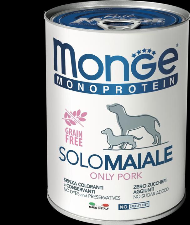 Image du produit Monge Monoprotein Solo (Adulte, 1 pcs, 400 g)