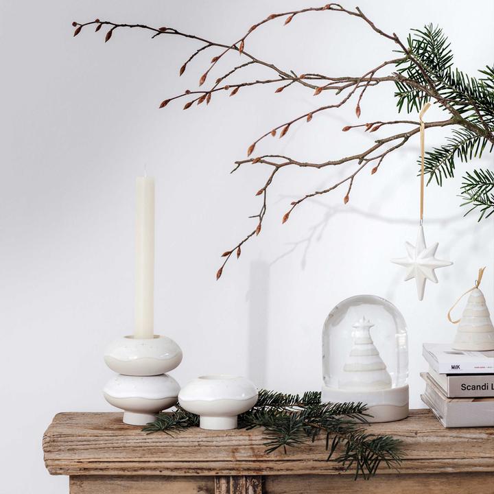 Productafbeelding Like. by Villeroy & Boch Kaarshouder Donut Winter Glow (9 x 9 x 5,5 cm)