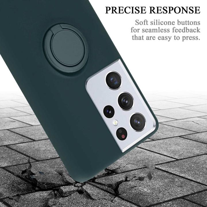 Produktbild Cadorabo TPU Liquid Ring Silicone Case Hülle (Samsung Galaxy S22 Ultra)