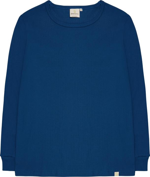 greenjama Langarm-Shirt aus Derby-Rib