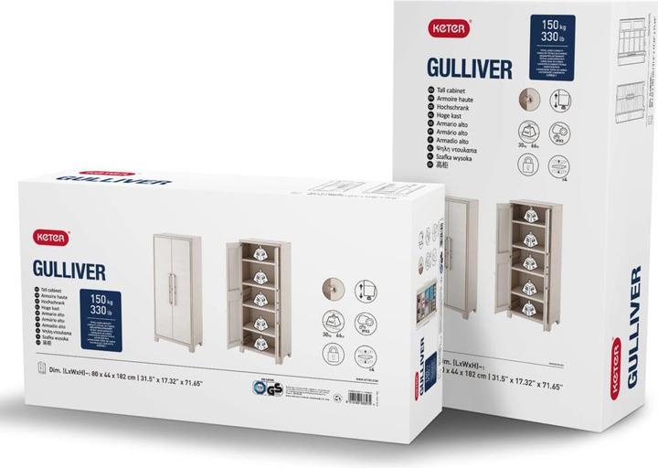 Immagine prodotto Keter cab&shelves - Gulliver - Cabinet High
