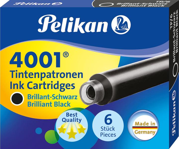 Pelikan 4001 Tp/6 (cartouches d'encre, Noir)