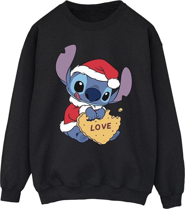Produktbild Disney Lilo And Stitch Christmas Love Biscuit Sweatshirt (S)