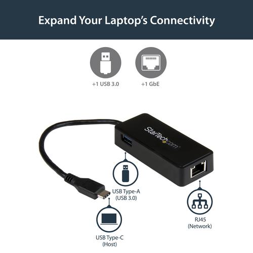 Immagine prodotto StarTech Adattatore Da USB-C A Gigabit (USB, RJ45 (1x))