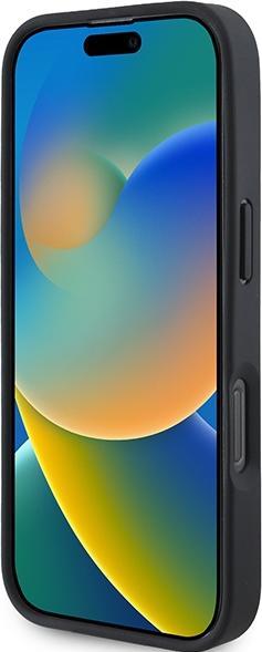 Image du produit Mercedes AMG AMHCP16LGSEBK iPhone 16 Pro 6.3" czarny/black hardcase cuir Debossed Lines Black Logo (Apple iPhone 16 Pro)