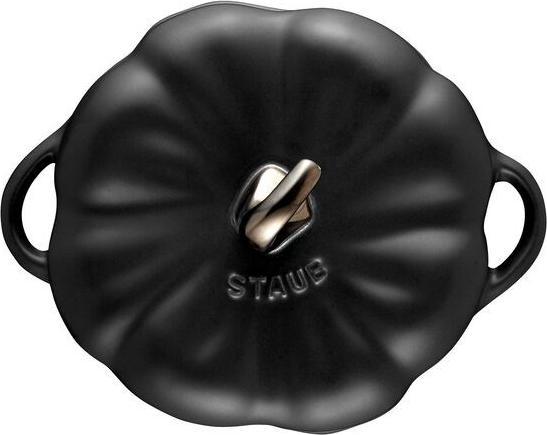 Produktbild Staub 40508-548-0 - Kürbis - Cocotte - Schwarz matt - Keramik - 12,2 cm (12.20 cm, Bräter + Schmortopf, Keramik)