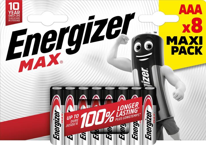 Produktbild Energizer Max Alkaline (8 Stk., AAA)