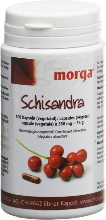 Actual product image Morga Schisandra Vegicaps (100 Piece, Capsules, 63 g)