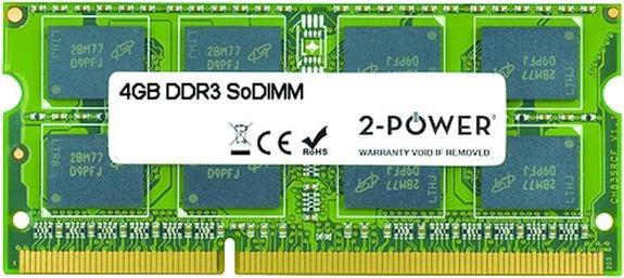 Produktbild 2-Power 4GB DDR3 1066MHz SoDIMM (1066 MHz, DDR3-RAM, SO-DIMM)