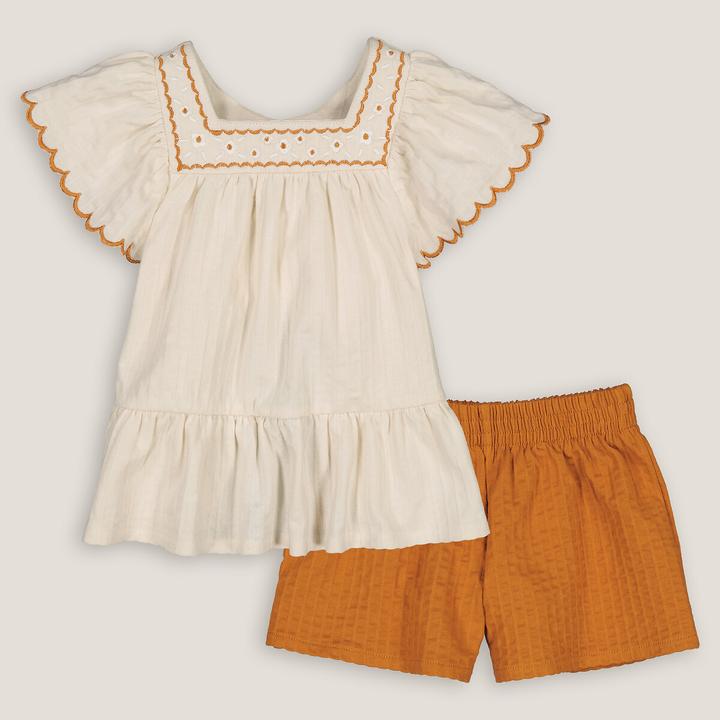 Produktbild La Redoute Collections Set aus Bluse und Shorts (74)