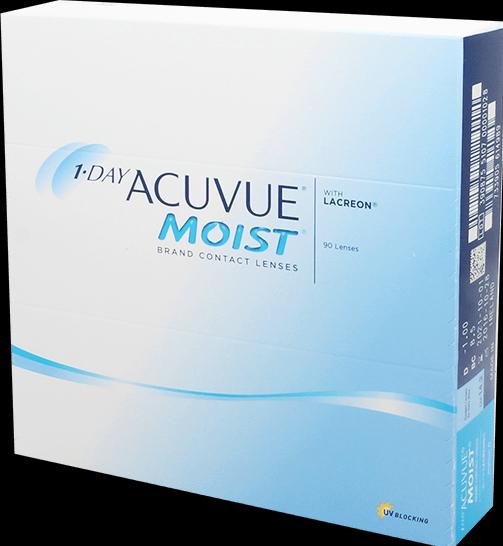 Produktbild Acuvue Moist (90 Stück, Tageslinse, Sphärisch)