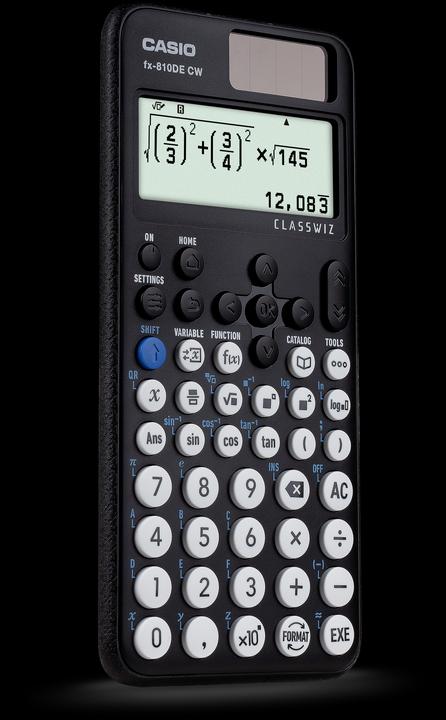 Actual product image Casio FX-810DE CW (Batteries)