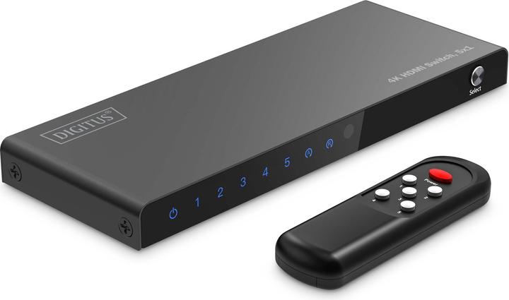 Actual product image Digitus 4K HDMI Switch, 5x1