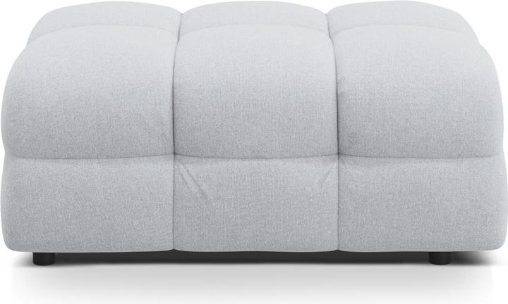Actual product image Micadoni Velvet Pouf, "Kendal", 1 Seat, 104x72x45Made in Europe (Cushioned stools)