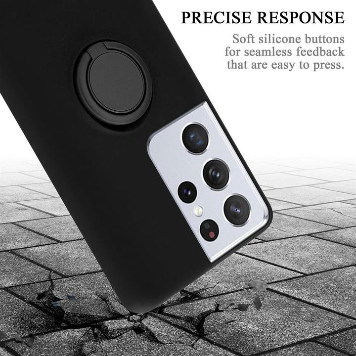 Image du produit Cadorabo TPU Liquid Ring Silicone Case Cover (Samsung Galaxy S21 Ultra)