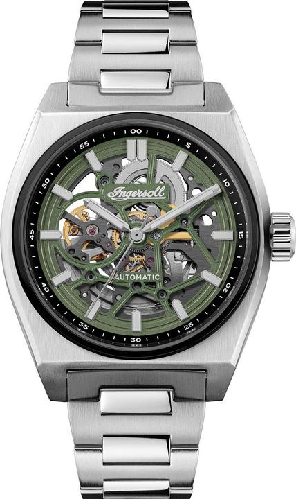 Ingersoll 1892 Ingersoll I14304 Herrenuhr Ingersoll Vert Automatik 43mm 5ATM (Skeleton-Uhr, 43 mm)