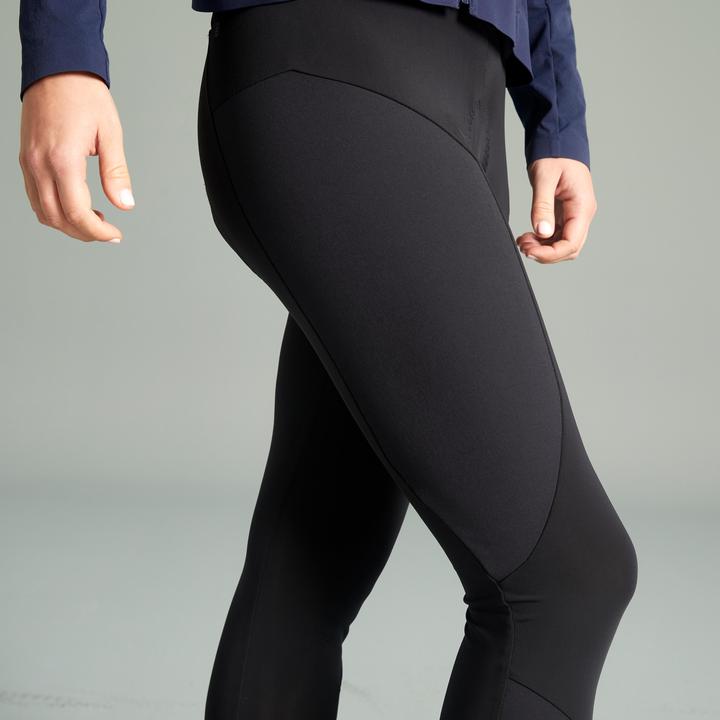 Immagine prodotto Rockrider Pantaloni 3/4 legging MTB donna nero (S)