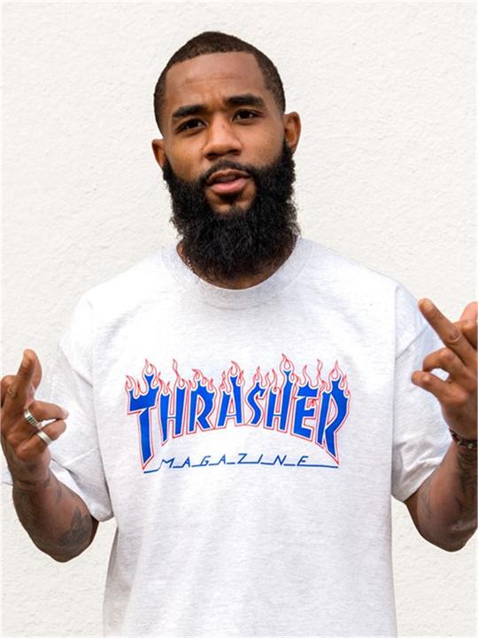 Actual product image Thrasher Patriot Flame T-Shirt (L)