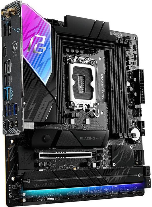Productafbeelding AsRock B860M Lightning WiFi DDR5 Intel S kleinhandel (LGA 1851, Intel B860, mATX)