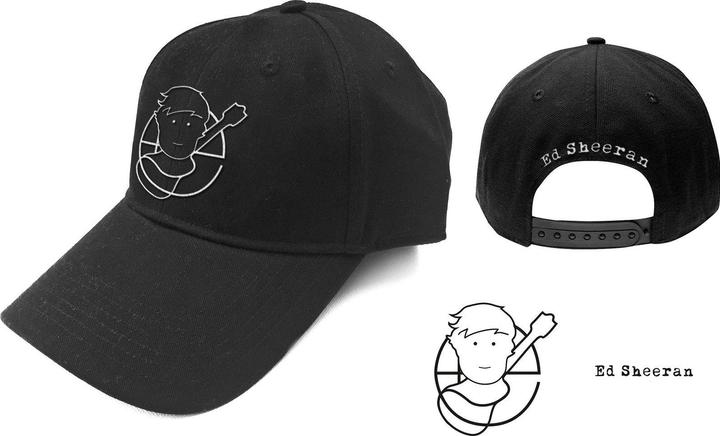 Actual product image Ed Sheeran Unisex Adult Pictogram Baseball Cap (One size)