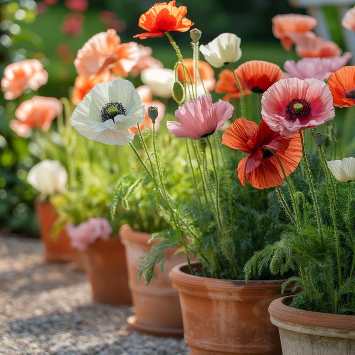 Produktbild Plant in a Box Papaver Orientale - 20er-Set Mohnblumen (10 cm)