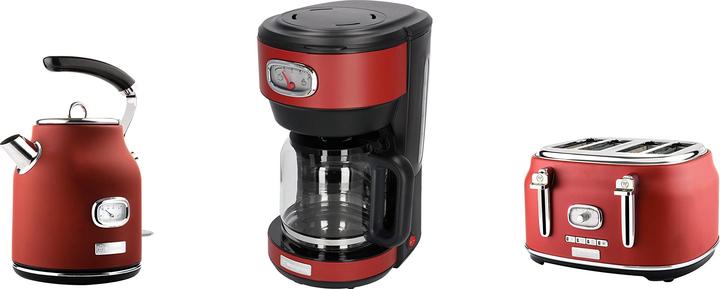 Actual product image Westinghouse 4-Slot Toaster, Kettle 1.7 L and Coffee Maker Retro Breakfast Set, 4-Slot (1.70 l)