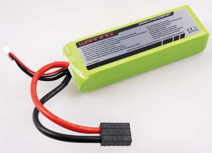 Produktbild Wellpower LIPO AKKU ULTIMA GT II Car 5000 mAh / 11,1Volt 3S 40/80C CH5/8 TRX (11.10 V, 5000 mAh)