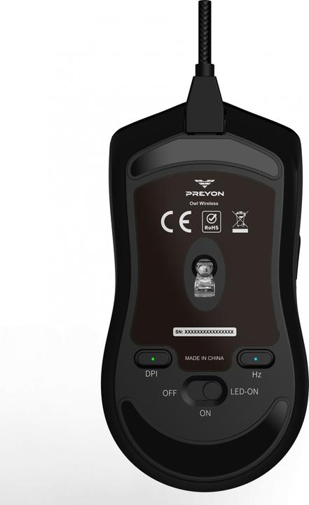 Actual product image Preyon Owl Wireless (POW35B) (Cable)