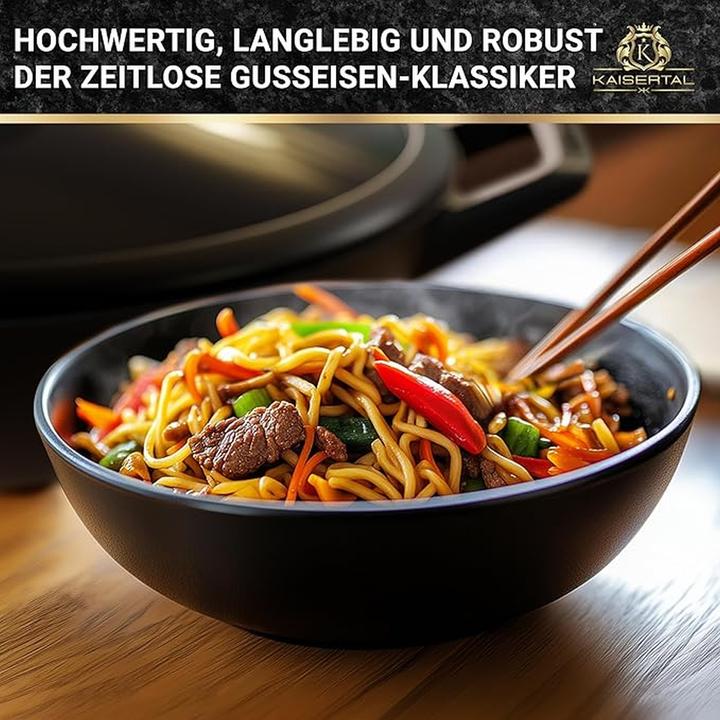 Produktbild Kaisertal Wok ohne Deckel (Wok Pfanne, Gusseisen)