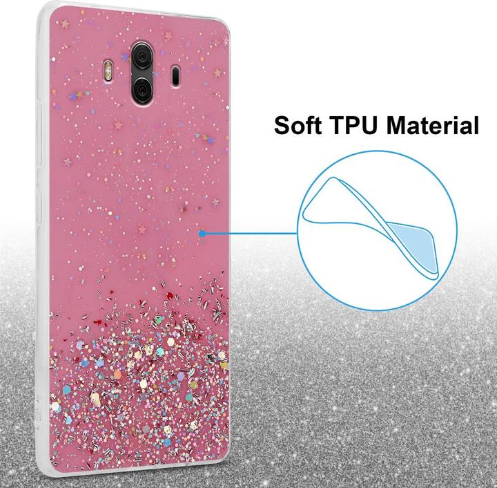 Actual product image Cadorabo TPU cover sparkling glitter (Huawei Nova 2i)