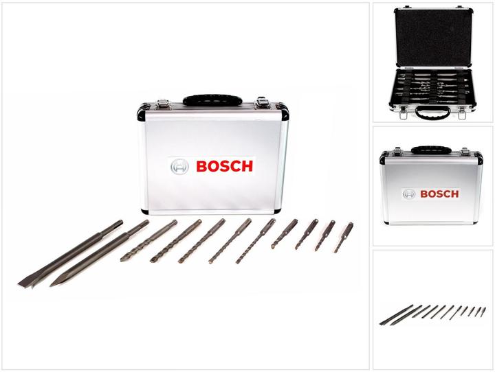 Produktbild Bosch Professional Zubehör Mischbohrer-Set SDS plus, 11 tlg. (5 mm, 6 mm, 7 mm, 8 mm, 10 mm, 12 mm)