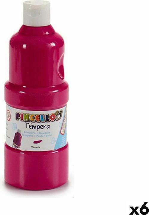 Pincello Farbe Magenta 400 ml (6 Stück) (Magenta, 400 ml)