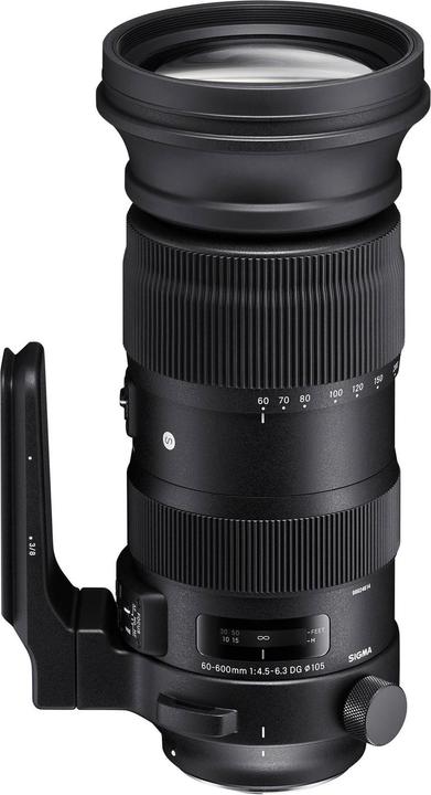 Sigma 60-600mm F4.5-6.3 DG OS HSM | Sports, Nikon F (Nikon F, APS-C / DX, full size)