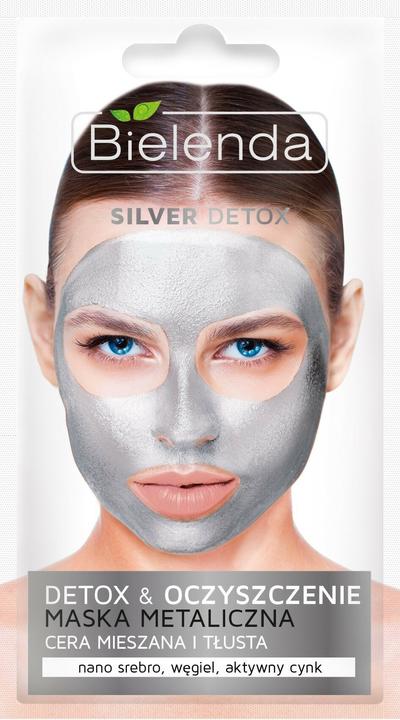 Actual product image Bielenda Gold Detox Detox & Cleansing Metallic Mask For Combination And Oily Skin 8G