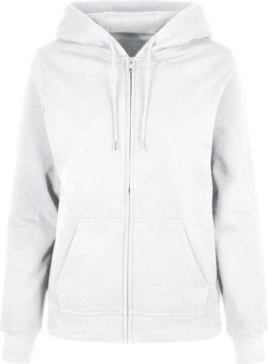 Build Your Brand Basic Hoodie mit durchgehendem Reissverschluss