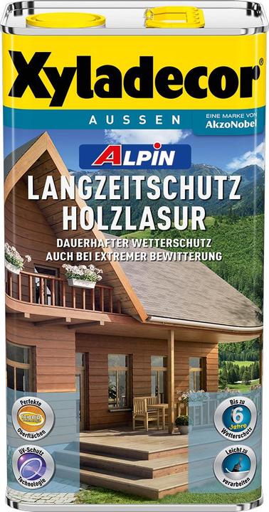Immagine prodotto Xyladecor Macchia di legno Alpine Long-Life Pine (Pino cembro, 1 l)