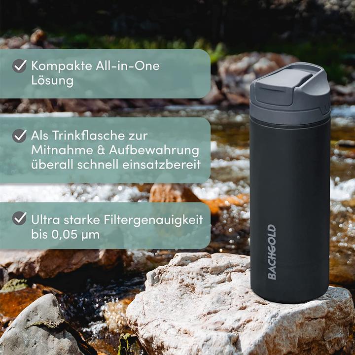 Actual product image Bachgold Wasserfilter Flasche (0.65 l)