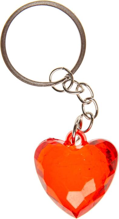 Actual product image LG-Imports Keyring Heart Transparent