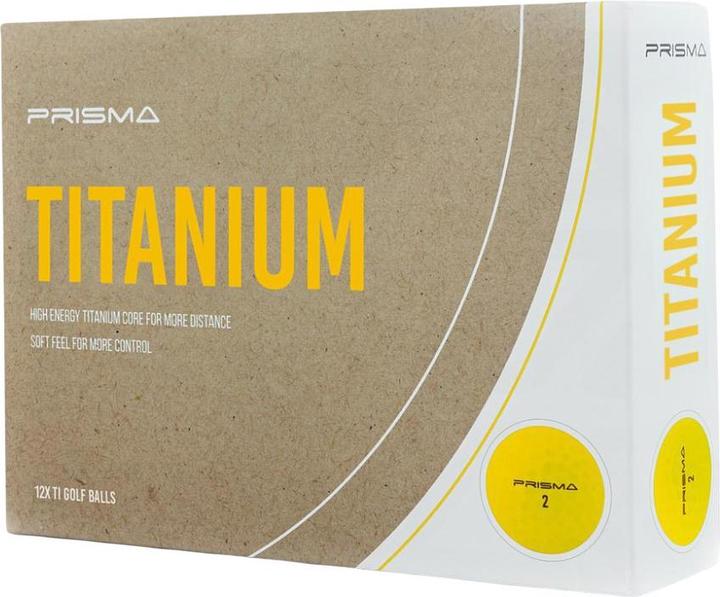 Produktbild Masters Golfbälle Titanium Prisma 12Erpack