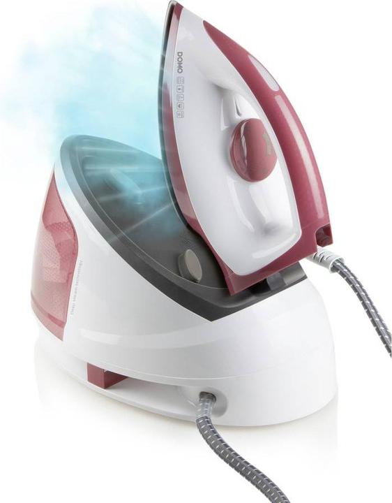 Image du produit Domo DO7114S Centrale vapeur 2200W rose, blanc (2200 W, 120 g/min)